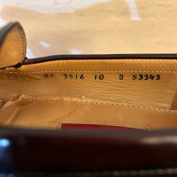 Cole Haan Kiltie Monk Strap  Brown Leather Slip-On Loafers - Picture 9 of 9